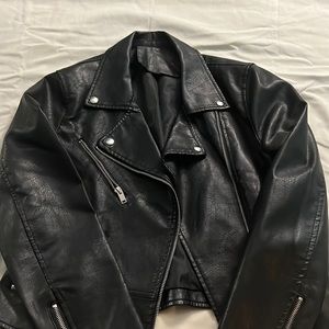Faux Leather Jacket
